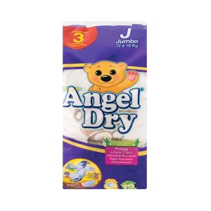 Pañales Jumbo 3 Pzas Angel Dry