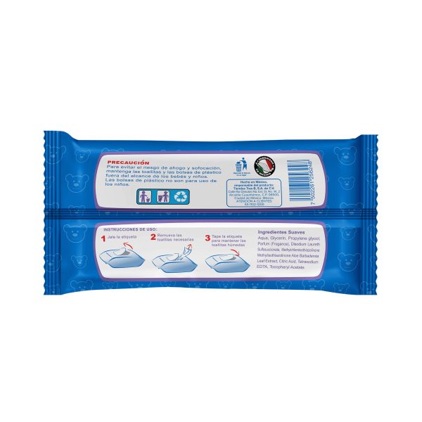 Toallitas húmedas Angel Dry 80 pzas - Image 2