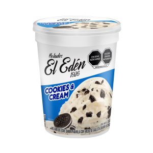 Helado Cookies and Cream El Eden