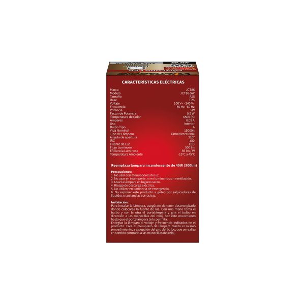 Foco Led 5W Luz Blanca Voltaggio - Image 2