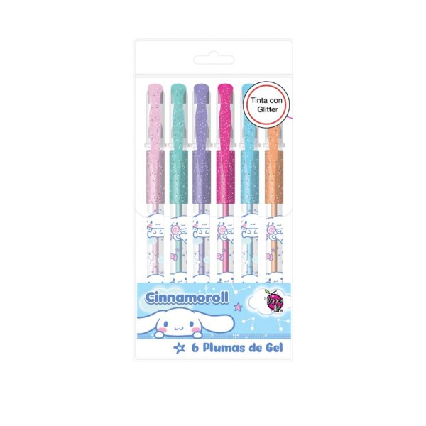 Plumas de gel 6 pzas